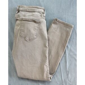 Buffalo David Bitton Avalon Skinny Jeans Gray Women's 8 Ankle Soft Stretch Low